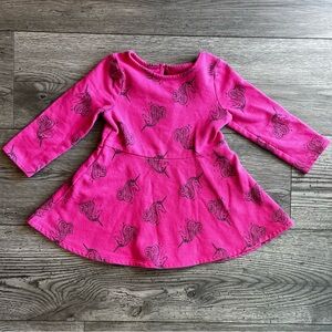 Cat & Jack Toddler Girl’s Long Sleeve Unicorn Swing Dress